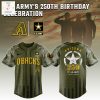 Texas Rangers MLB US Army’s 250th Anniversary Baseball Jersey