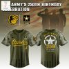 Atlanta Braves MLB US Army’s 250th Anniversary Baseball Jersey