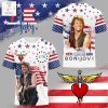 Detroit Tigers Red White Happy 4th Of July Hoodie T Shirt