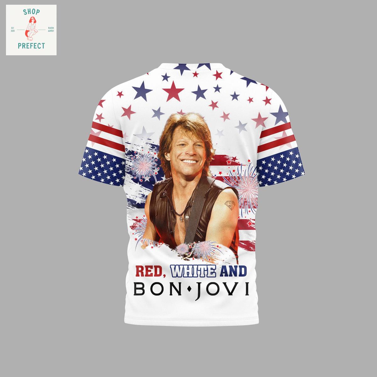 Bon Jovi Happy 4th Of July Hoodie T Shirt Bon Jovi Happy 4th Of July Hoodie T Shirt