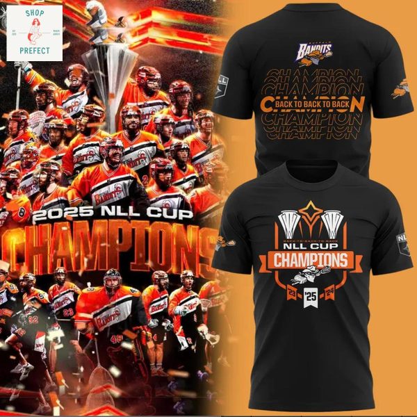 Buffalo Bandits NLL Back To Back To Back Champions 2025 Hoodie T Shirt