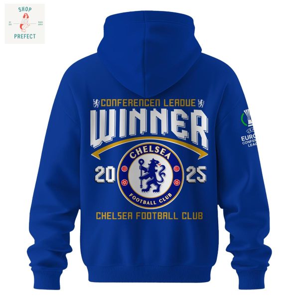 Chelsea FC 2025 Europe UEFA Conference League Champions Hoodie T Shirt