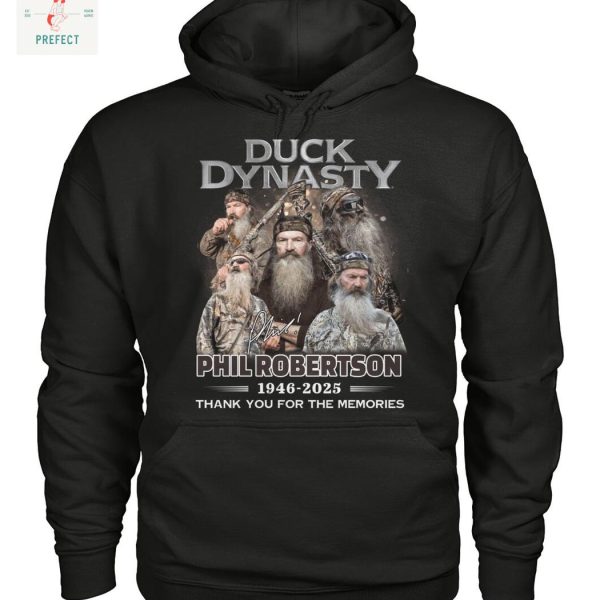Duck Dynasty Phil Robertson 2025 Memories T Shirt
