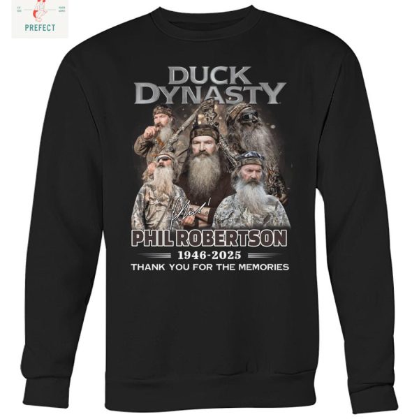 Duck Dynasty Phil Robertson 2025 Memories T Shirt