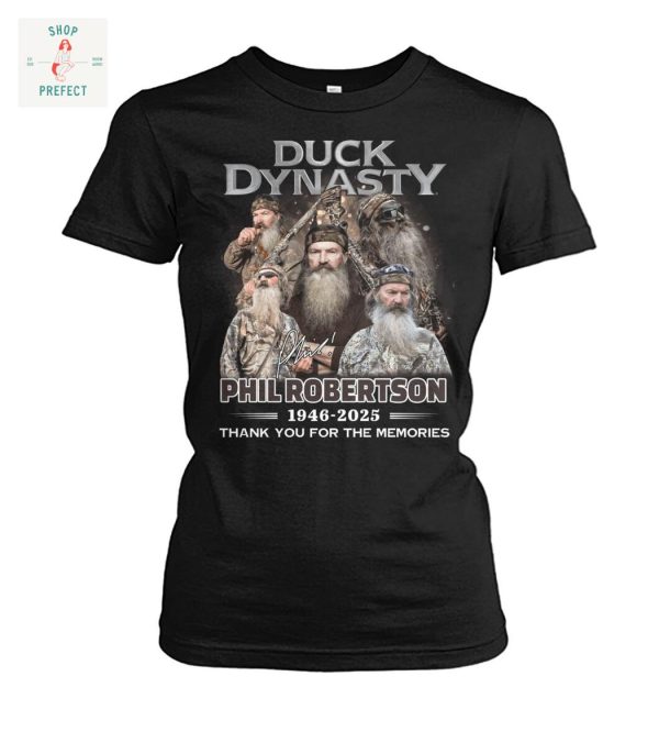 Duck Dynasty Phil Robertson 2025 Memories T Shirt