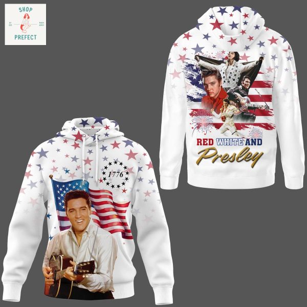 Elvis Presley Happy 4th Of July Hoodie T Shirt
