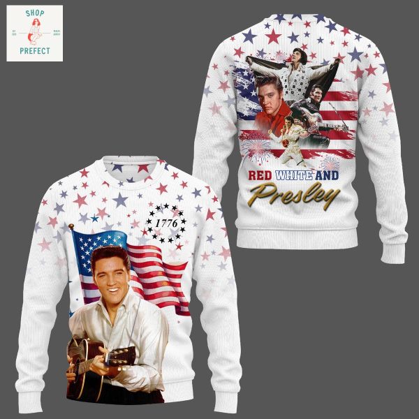 Elvis Presley Happy 4th Of July Hoodie T Shirt