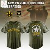Los Angeles Dodgers MLB US Army’s 250th Anniversary Baseball Jersey