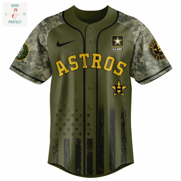 Houston Astros MLB US Army’s 250th Anniversary Baseball Jersey