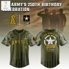 Miami Marlins MLB US Army’s 250th Anniversary Baseball Jersey