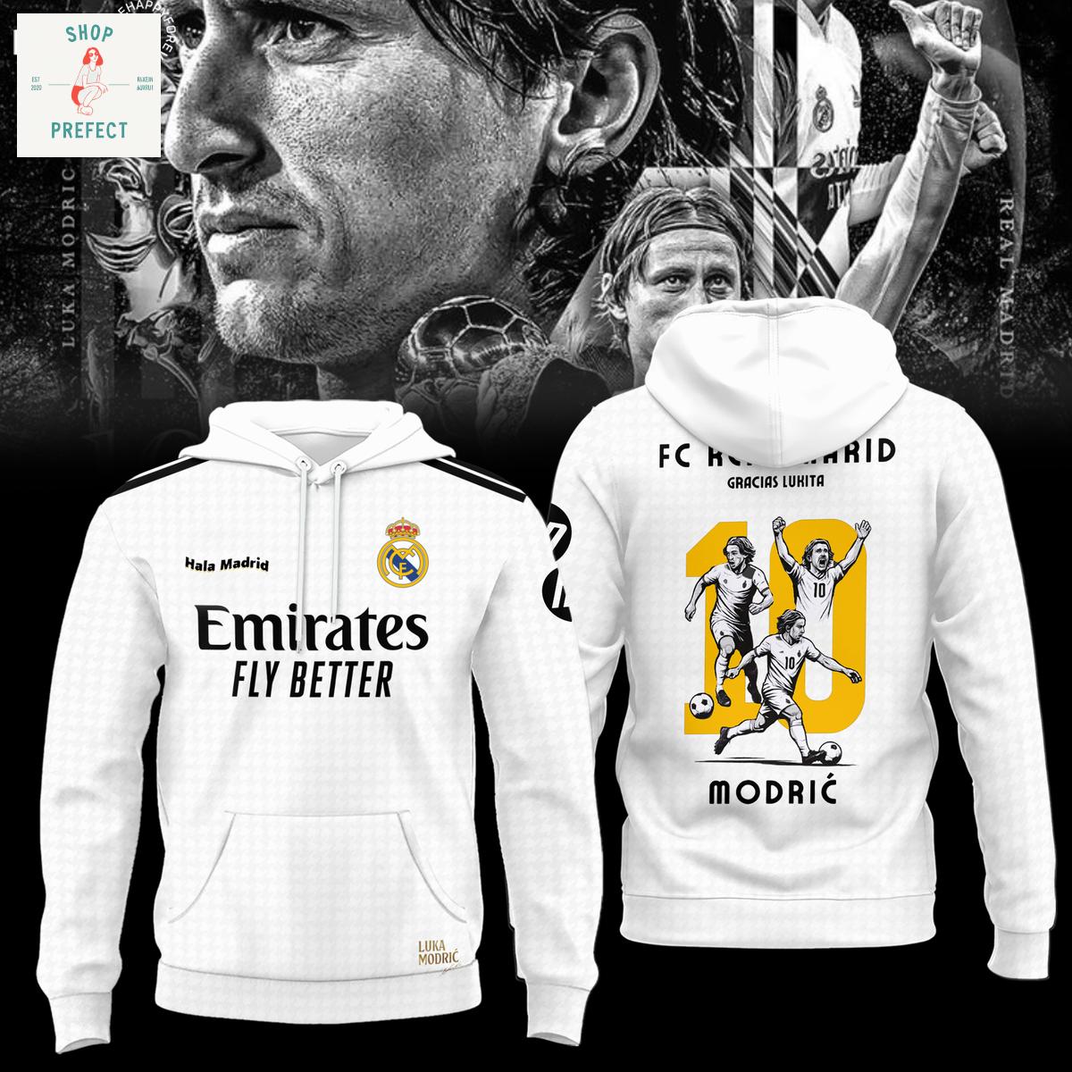 Luka Modric Gracis Lukita Real Madrid Memories Hoodie T Shirt Luka Modric Gracis Lukita Real Madrid Memories Hoodie T Shirt