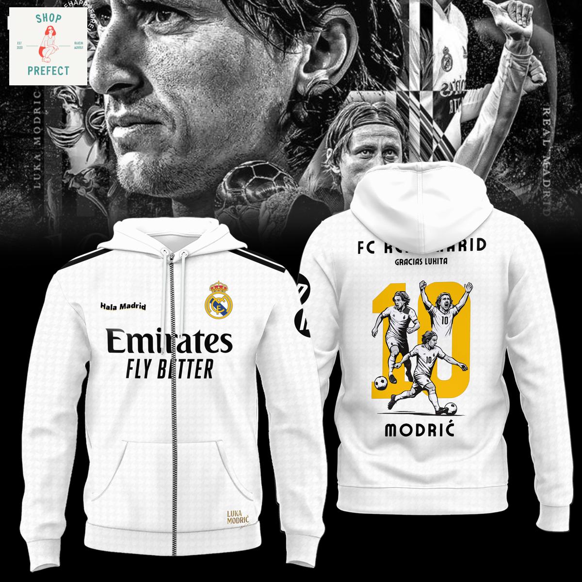 Luka Modric Gracis Lukita Real Madrid Memories Hoodie T Shirt Luka Modric Gracis Lukita Real Madrid Memories Hoodie T Shirt