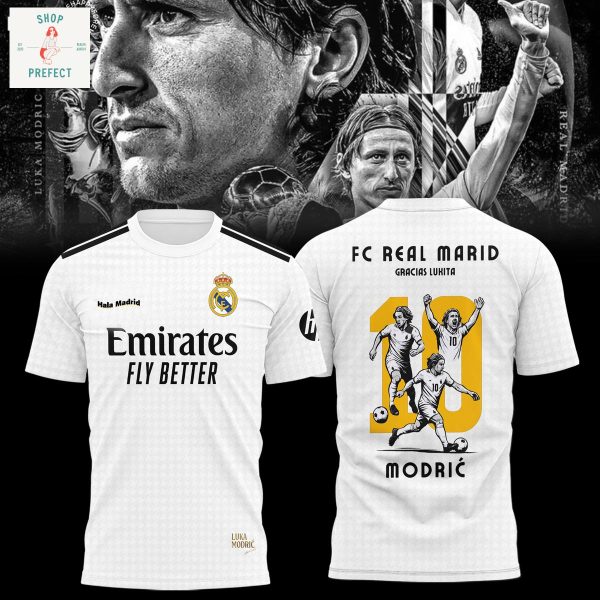 Luka Modric Gracis Lukita Real Madrid Memories Hoodie T Shirt