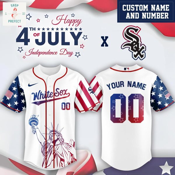 MLB Team 4th Of July USA Personalized Baseball Jersey