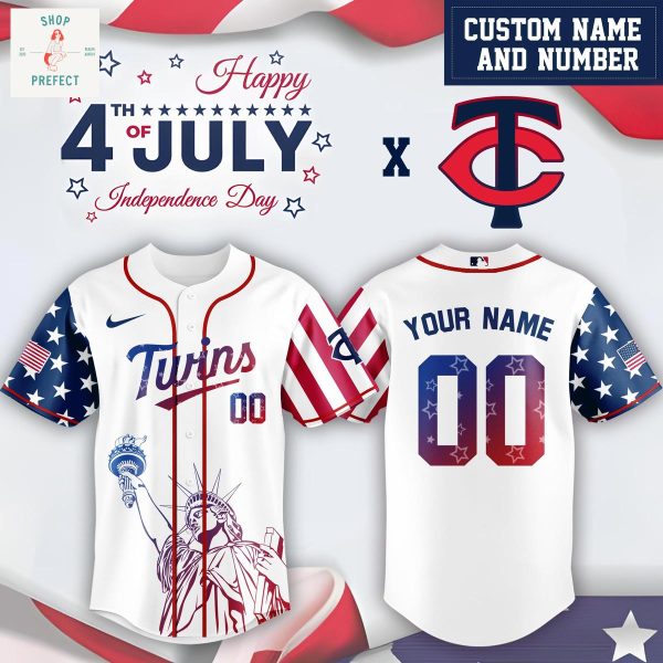 MLB Team 4th Of July USA Personalized Baseball Jersey