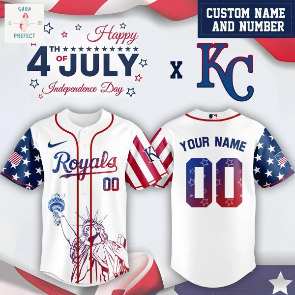 MLB Team 4th Of July USA Personalized Baseball Jersey