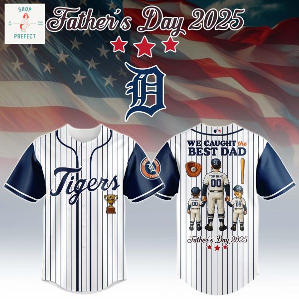 MLB Team Father’s Day 2025 We Caught The Best Dad Personalized Baseball Jersey