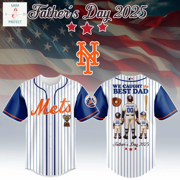 MLB Team Father’s Day 2025 We Caught The Best Dad Personalized Baseball Jersey