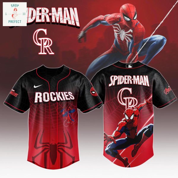 MLB Team Mix Spiderman 2025 Baseball Jersey