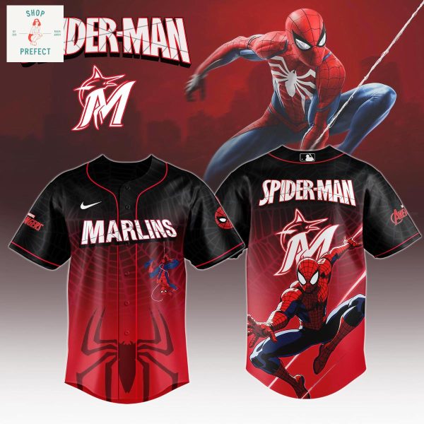 MLB Team Mix Spiderman 2025 Baseball Jersey