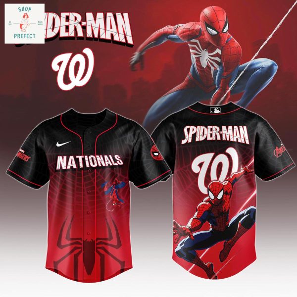 MLB Team Mix Spiderman 2025 Baseball Jersey