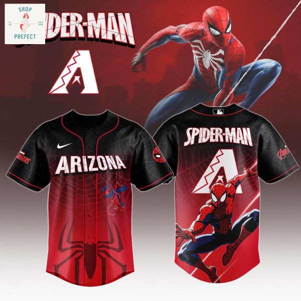MLB Team Mix Spiderman 2025 Baseball Jersey