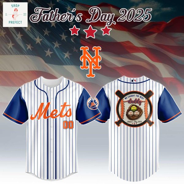 MLB Team We Caught The Best Daddy Father’s Day 2025 Personalized Baseball Jersey