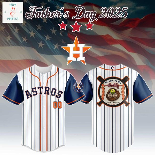 MLB Team We Caught The Best Daddy Father’s Day 2025 Personalized Baseball Jersey