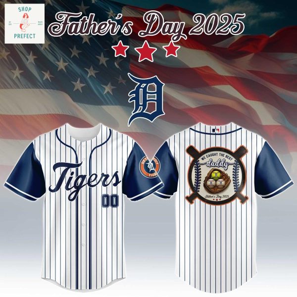 MLB Team We Caught The Best Daddy Father’s Day 2025 Personalized Baseball Jersey