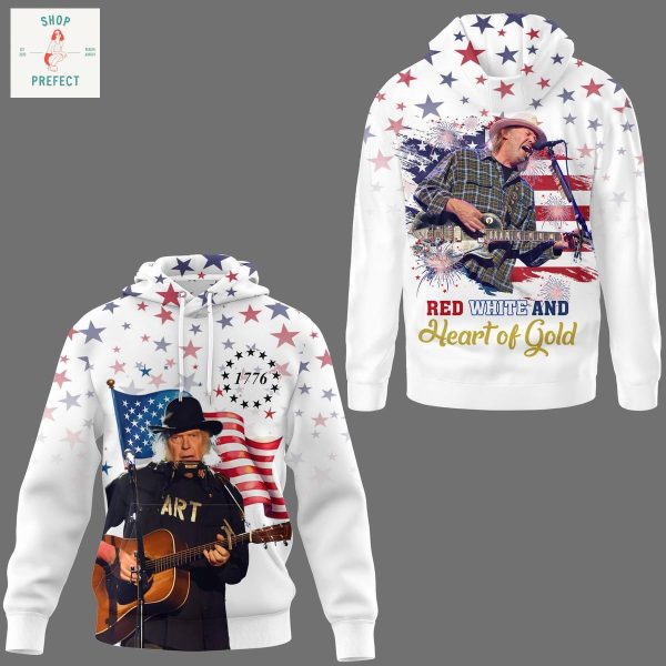 Neil Young Heart Of Gold Happy 4th Of July Hoodie T Shirt