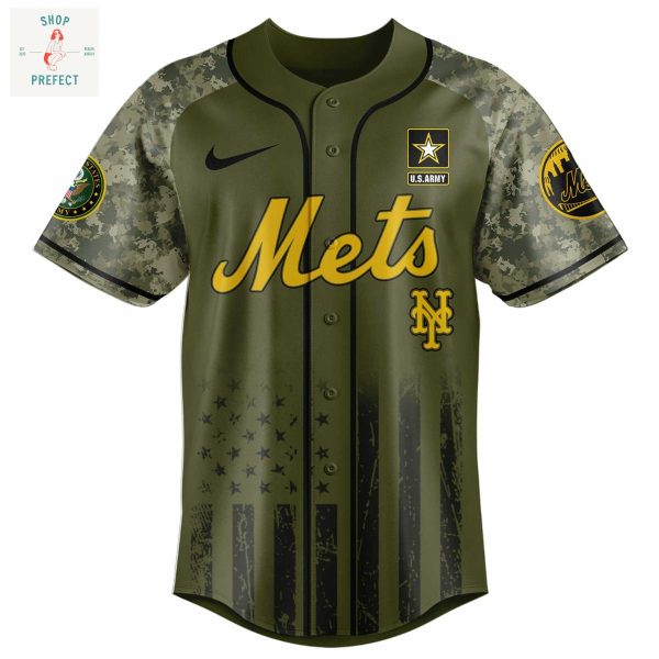 New York Mets MLB US Army’s 250th Anniversary Baseball Jersey