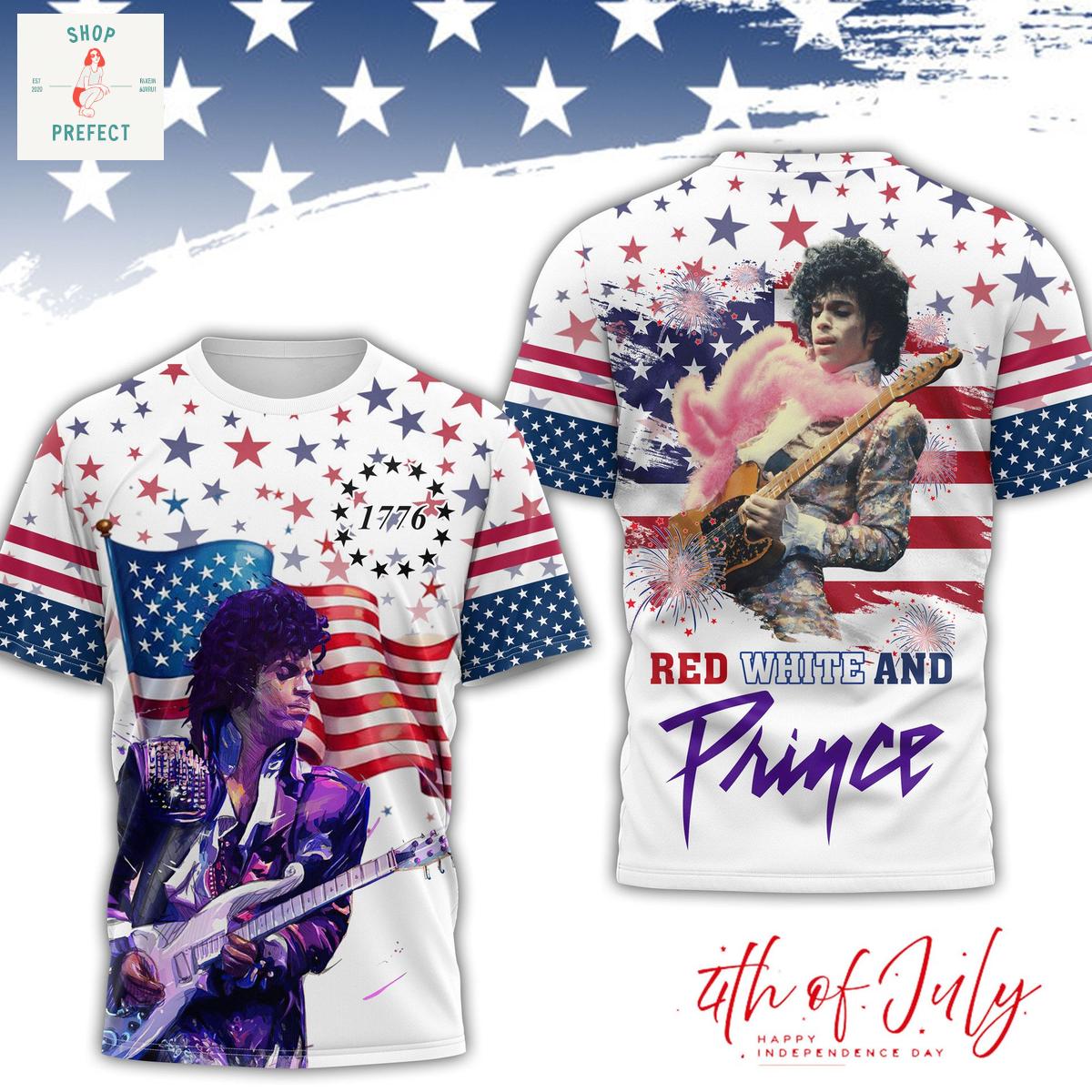 Prince Happy 4th Of July Hoodie T Shirt Prince Happy 4th Of July Hoodie T Shirt