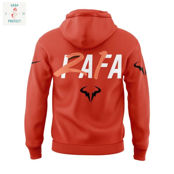 Rafael Nadal Roland Garros Merci Rafa Orange Hoodie T Shirt