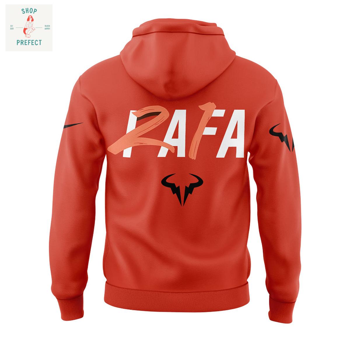 Rafael Nadal Roland Garros Merci Rafa Orange Hoodie T Shirt Rafael Nadal Roland Garros Merci Rafa Orange Hoodie T Shirt