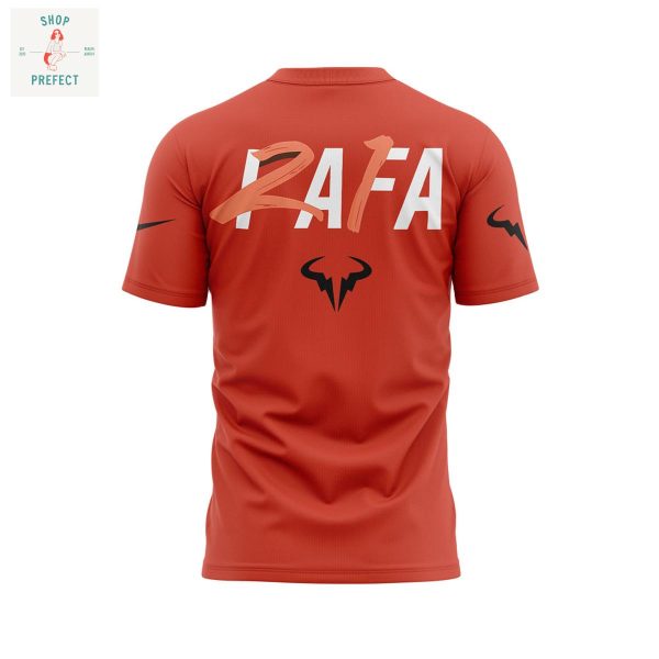 Rafael Nadal Roland Garros Merci Rafa Orange Hoodie T Shirt