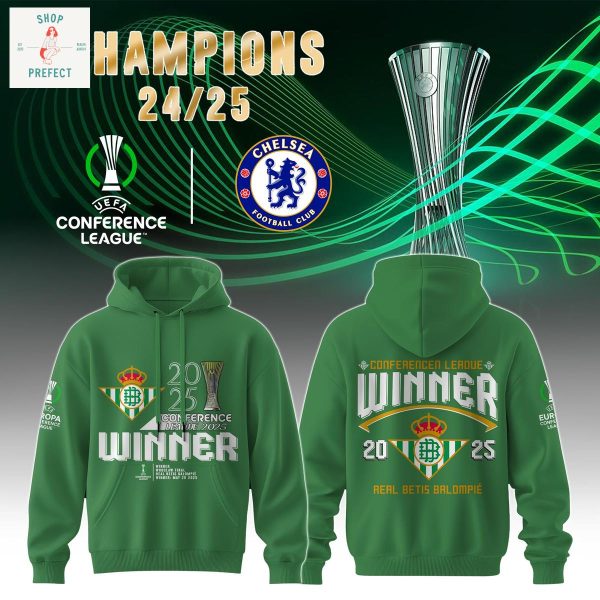 Real Betis 2025 Europe UEFA Conference League Champions Hoodie T Shirt