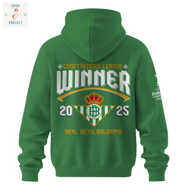 Real Betis 2025 Europe UEFA Conference League Champions Hoodie T Shirt