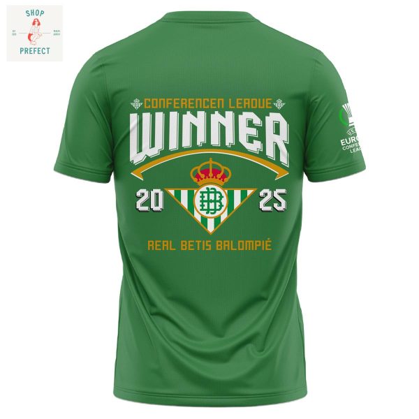 Real Betis 2025 Europe UEFA Conference League Champions Hoodie T Shirt