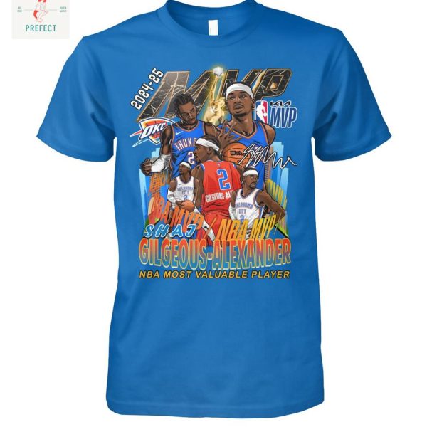 Shai Gilgeous Alexander NBA Most Valuable Player 2025 T Shirt