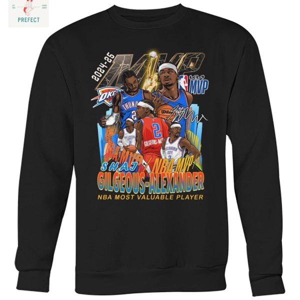 Shai Gilgeous Alexander NBA Most Valuable Player 2025 T Shirt