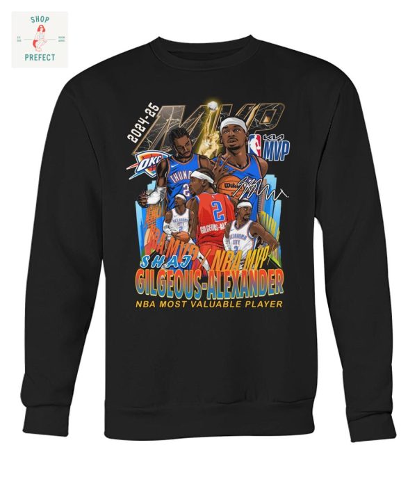Shai Gilgeous Alexander NBA Most Valuable Player 2025 T Shirt
