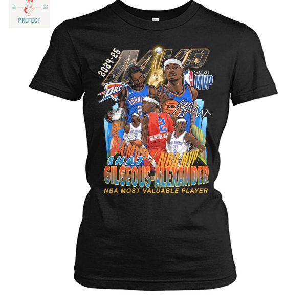 Shai Gilgeous Alexander NBA Most Valuable Player 2025 T Shirt