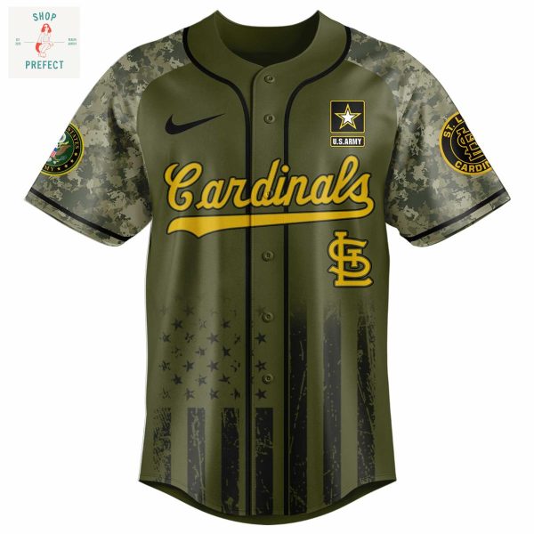 St.Louis Cardinals MLB US Army’s 250th Anniversary Baseball Jersey