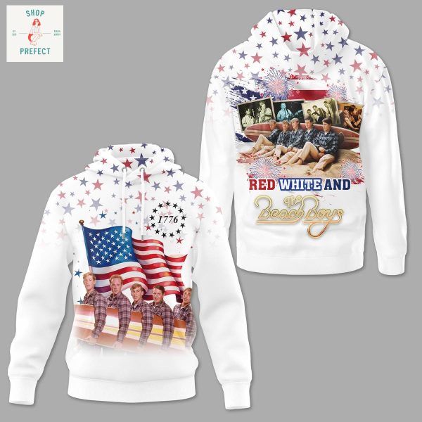 The Beach Boys Red White Happy 4th Of July Hoodie T Shirt