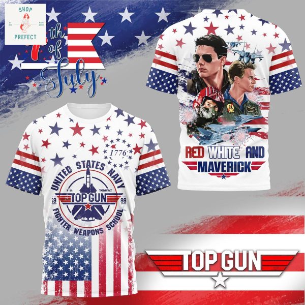 Top Gun United States Navy Happy 4th Of July Hoodie T Shirt
