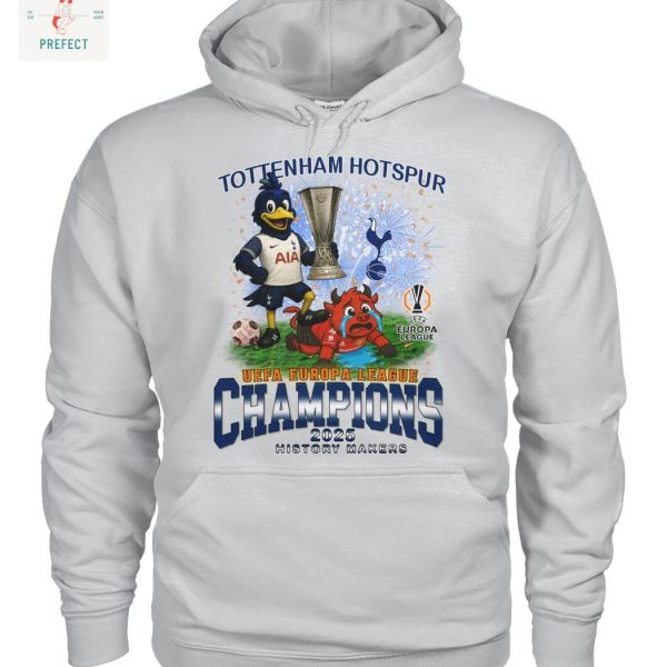 Tottenham Hotspur UEFA Europa League Champions 2025 T Shirt