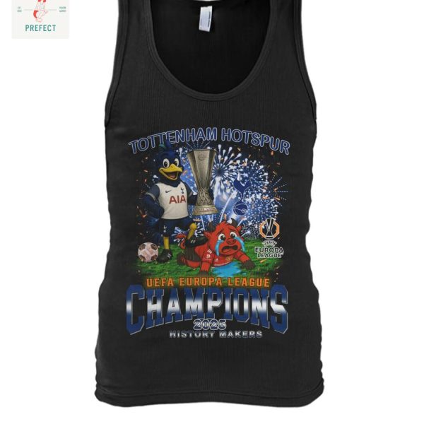 Tottenham Hotspur UEFA Europa League Champions 2025 T Shirt