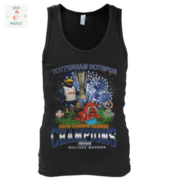 Tottenham Hotspur UEFA Europa League Champions 2025 T Shirt