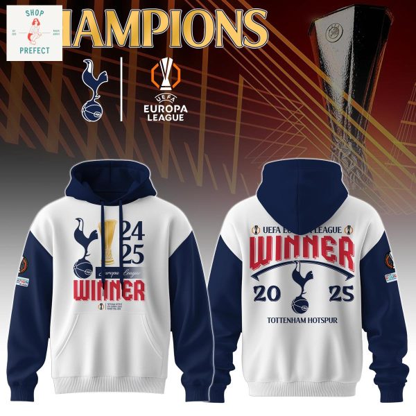 Tottenham Hotspur2025 Champions UEFA Europa League Hoodie T Shirt