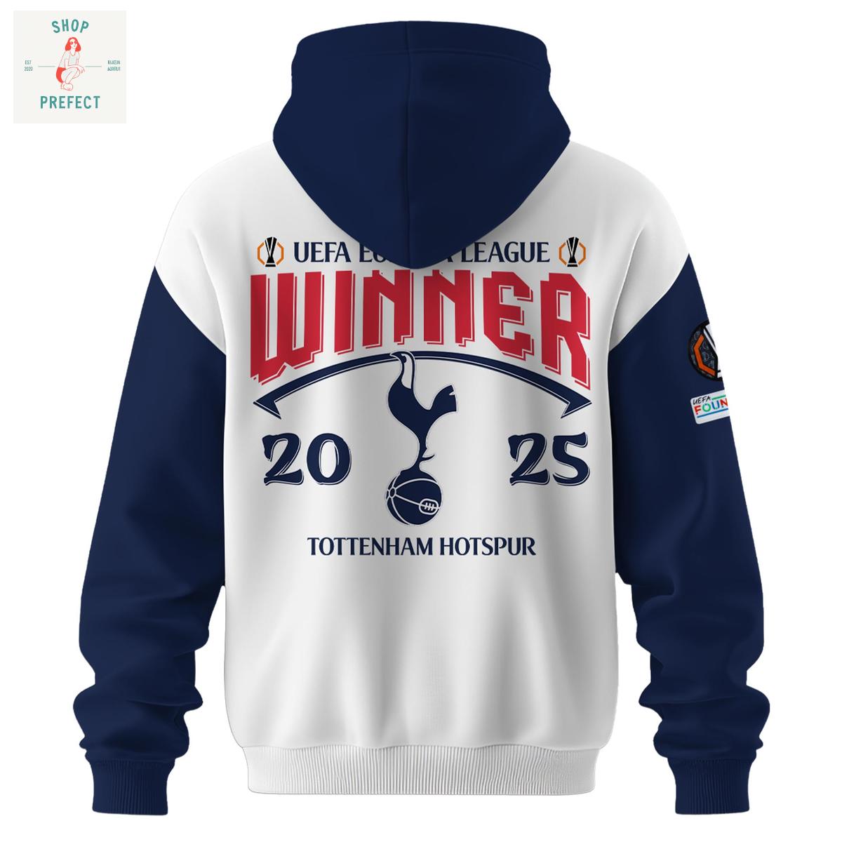 Tottenham Hotspur2025 Champions UEFA Europa League Hoodie T Shirt Tottenham Hotspur2025 Champions UEFA Europa League Hoodie T Shirt